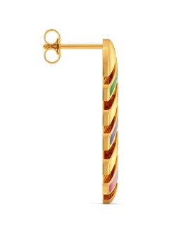 MELORRA 18Kt Feather Fashion Gold Earrings -Gemischtwarenladen Für Damenmode w19pfe11d 3 066f6979