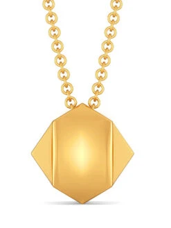 MELORRA 18Kt Refined Refresh Gold Pendants