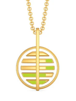 MELORRA 18Kt Neon Buzz Gold Pendants