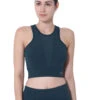 Silvertraq Women Biker Moto Crop Top - Green -Gemischtwarenladen Für Damenmode w222t 1 271c6f59